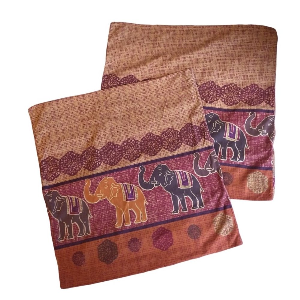 African / Turkish Elephant Large Pillowcases